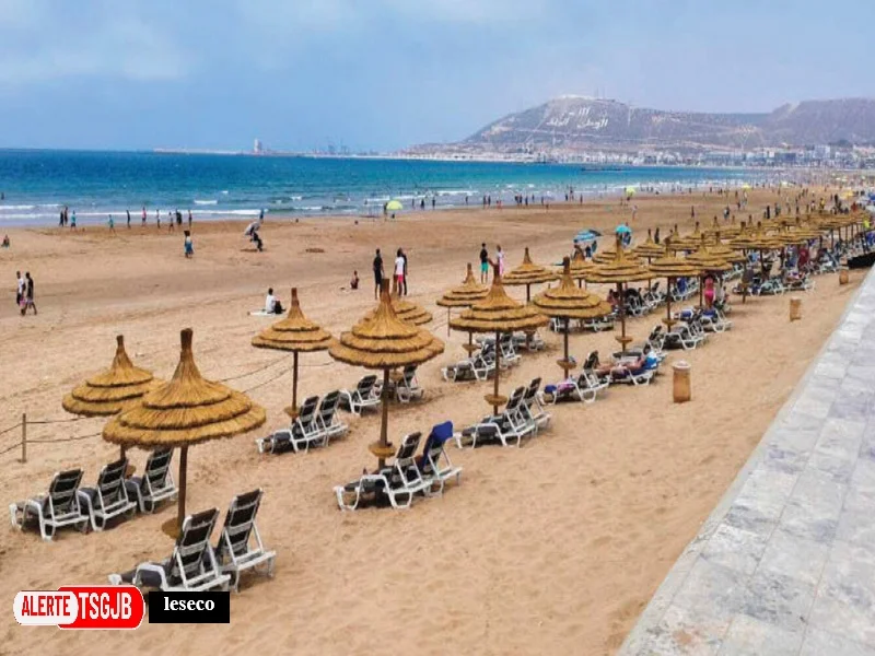 ALERTE TSGJB Tourisme a Agadir : plus d’un million de visiteurs en 2026 